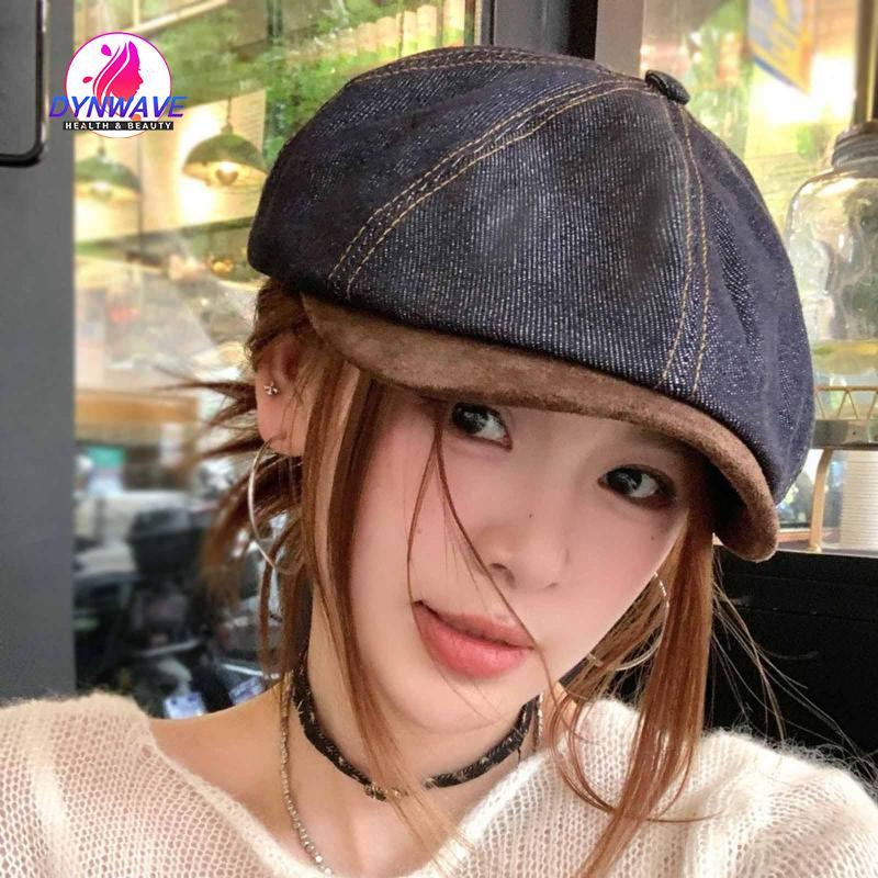 Mũ nữ hợp thời trang với viền cong, phù hợp để mặc hàng ngày.