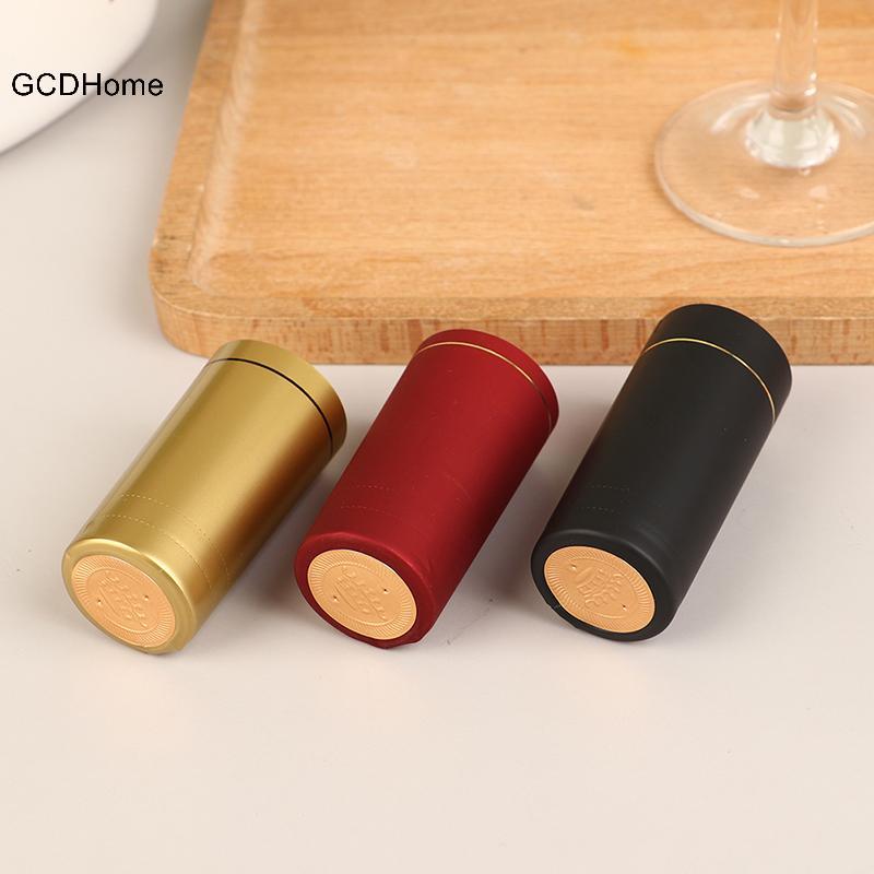 GCDHome 100 Viên nang co nhiệt Chai rượu Viên nang rượu vang co nhiệt Rượu co màng bọc cho chai miệng thẳng A50 HOT