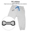 SMILE 6 Miếng Sắt Trên Miếng Dán, Miếng Dán Xương Chó 2.4x1.1 Inch Họa Tiết Xương Chó, Thiết Kế Dễ Thương Cotton DIY Miếng Dán Trang Trí Quần Áo