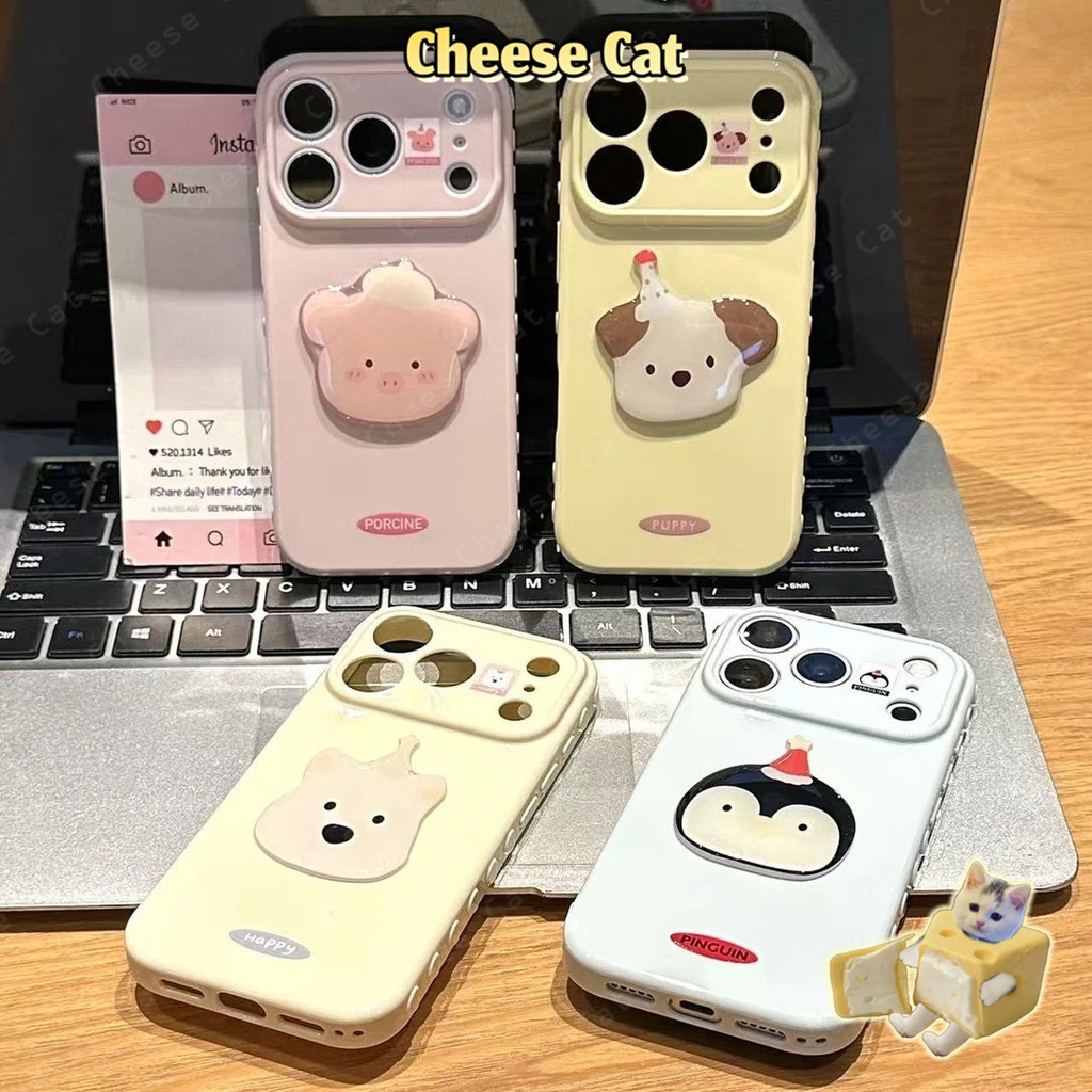 dễ thương Jellyca cho iPhone 17 Pro Max 11 12 13 14 15 16 Plus Hình trái tim ở cạnh bên của ốp điện thoại dành