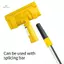 Dụng cụ thìa làm mịn vách thạch cao Máy kéo phẳng rộng 12 Inch có bộ chuyển đổi mở rộng cho các dự án vẽ tranh hoàn thiện tường liền mạch mới