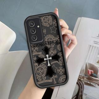 Ốp Lưng Cho Samsung S20 S21 S22 S23 S24 S25 S26 PLUS FE + Vỏ Điện Thoại Mềm Silicon Hoạt Hình Cho Bé Gái TPU Chrome Hearts cross Angel Eye Ốp Lưng Chống Sốc