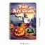Tranh nghệ thuật dán ma thuật sáng tạo DIY, thủ công cho bé, tranh chuyển đổi kỳ ảo Halloween, giấy craft nhiều màu sắc
