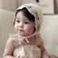 < Honeyba > Hoa Thêu Lưới Vải Ren Hoa Rỗng Mũ Công Chúa Mũ Bé Sơ Sinh Mũ Sinh Nhật Đạo Cụ Chụp Ảnh Đẹp