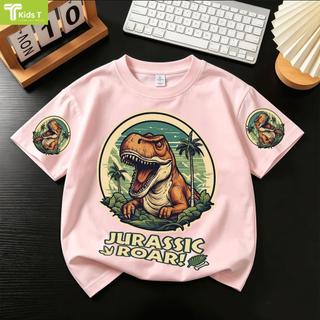 COD✅ (Hồ Chí Minh)Kids T Mall Áo phông tay ngắn In hình hoạt hình Áo Kiểu rộng và ấn tượng Trẻ em thời trang #VN54