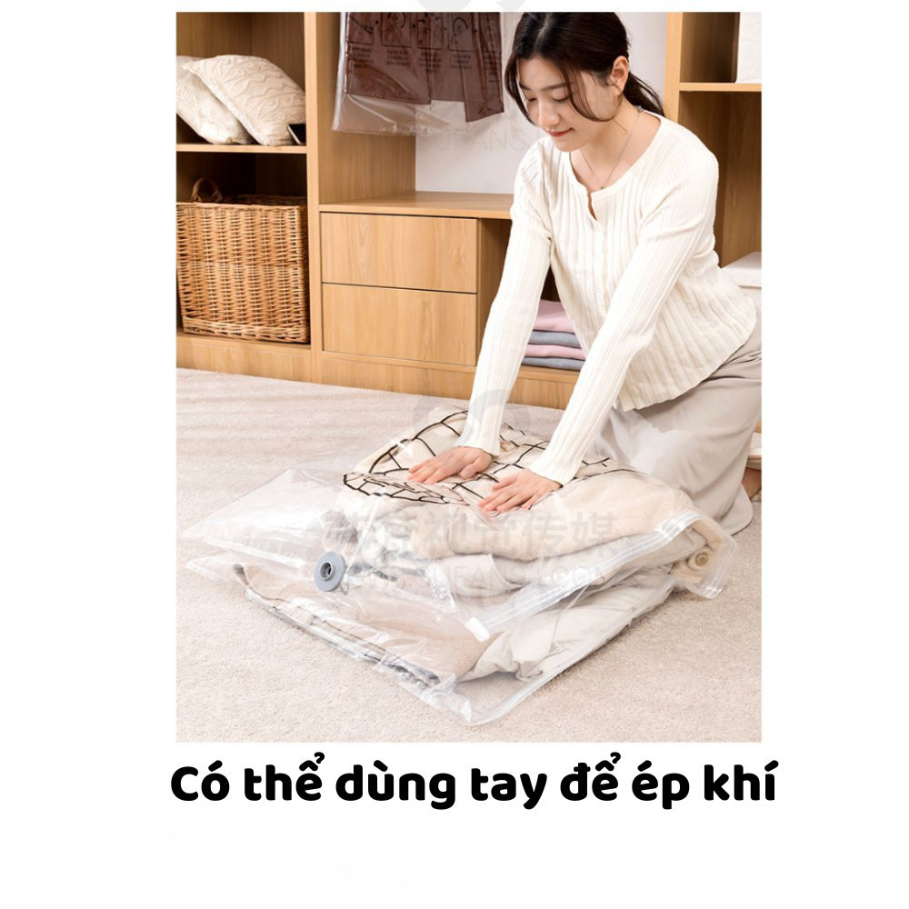 Túi Treo Quần Áo Hút Chân Không HomeMate – Túi Đựng Chăn Màn, Quần Áo Gấp Gọn Chống Ẩm Mốc Tiết Kiệm Diện Tích