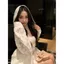 Áo khoác Cardigan chống nắng dài tay mỏng có mũ trùm đầu mơ dành cho nữ Áo khoác phòng điều hòa mùa hè thông thường