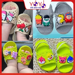 Dép Tổ Ong Có Quai Cho Bé Dưới 3 Tuổi _ Lê Chun Dành Cho Bé Tập Đi Siêu Nhẹ Siêu Êm chân 9-16cm UMINSHOP