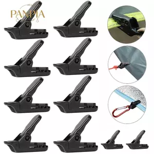 PNPIA- 10 Cái Bạt Kẹp Bạt Kẹp Móc Treo Lều Cắm Trại Sinh Tồn Thắt Chặt Dụng Cụ Cho Trại Ngoài Trời Hike Cắm Trại Thiết Bị Cắm Trại Bán Buôn