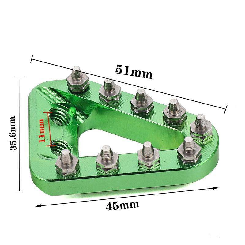 CANAMEK CNC Phanh Sau Bàn Đạp Đầu Bước Tấm Cho 125-450 Motocross Nhôm Có Thể Điều Chỉnh Hiệu Suất Cao Phụ Kiện CSF
