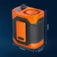 Quạt thắt lưng Mini có nguồn điện 6000mAh Dự thảo mạnh mẽ để chạy bộ làm vườn và trong nhà