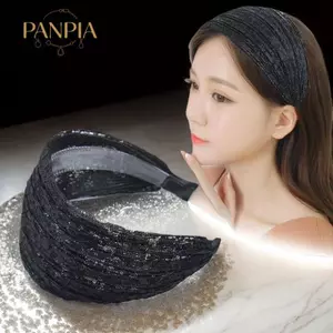PNPIA- Hoa Ren Lưới Tóc Rộng Bên Tóc Vòng s Dành Cho Nữ Ren Mũ Rộng Bé Gái