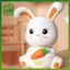 SWEET Bunny Piggy Bank Hình Hộp Tiết Kiệm Tiền Tượng Động Vật Thủ Công Hộp Tiết Kiệm Cho Kệ Nhà Để Bàn Phòng Ngủ Quà Tặng Sinh Nhật n