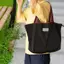 Jfory Nhẹ Oxford Vải Tote Túi Dây Rút Đóng Cửa Dung Tích Lớn Ví Nữ Kinh Doanh Du Lịch Công Sở