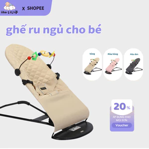 iiko Ghế Nhún Em Bé Cao Cấp Ghế Rung Ru Ngủ Có Đồ Chơi Cho Trẻ Sơ Sinh