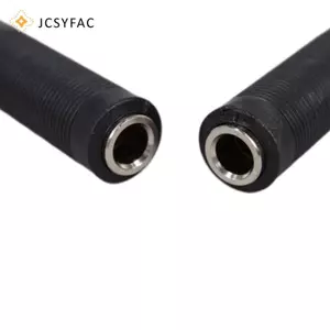JCSYFAC Micro Cáp Âm Thanh Mở Rộng Đầu Nối 6.35 Mm Âm Thanh Stereo Hai Đầu Cắm Adapter Cáp Joiner Nữ Sang Nữ Adapter Kết Nối Mới