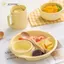 JCSYFAC Tròn Trái Cây Salad Đĩa Nhà Bếp Bữa Sáng Sna Nhúng Khay Ăn Tối Đĩa Thực Phẩm Bánh Món Tráng Miệng Khay Nhà Bếp Bộ Đồ Ăn Mới