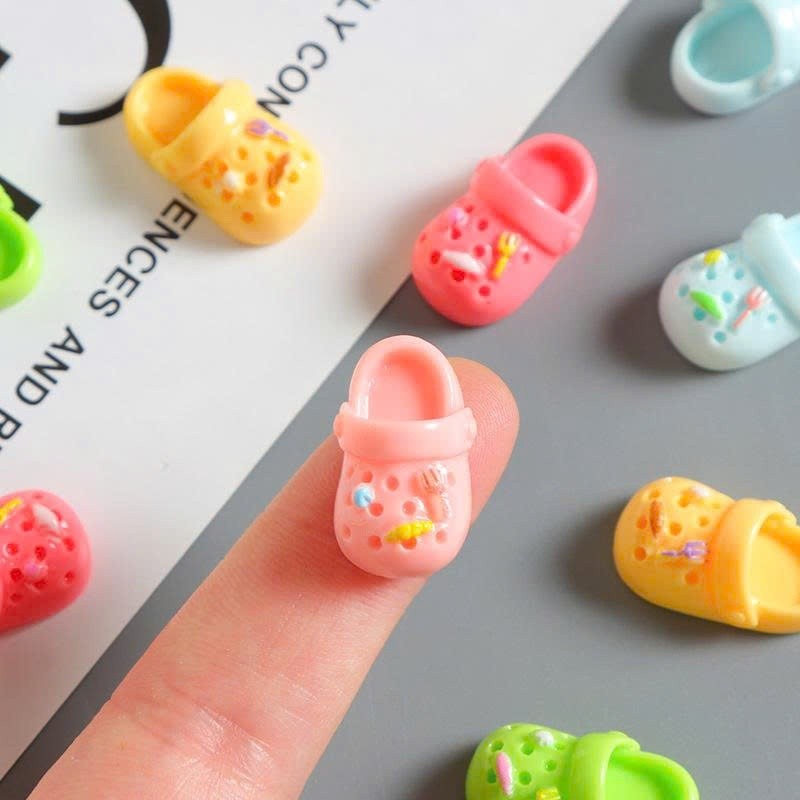 Set Charm Hình Dép sục Crocs Mini Pastel 🌈 Charm Dép Tí Hon Màu Kẹo Ngọt Siêu Cute Gắn Dép Style Hàn Quốc ✨