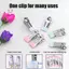 Maybest 10 Chiếc Quần Áo Bằng Thép Không Gỉ Chốt Hộ Gia Đình Đa Năng Niêm Phong Kẹp Chống Gió Chống Trượt Không Dấu Vết Kẹp Cố Định Airing Kẹp Quần Áo {VN}
