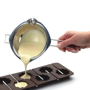 Bơ Nóng Chảy Bát Nóng Chảy Nồi Sôcôla Gelatin Thìa Chống Nước Nồi Sưởi Hộ Gia Đình Dụng Cụ Nướng Bánh Dụng Cụ Lò Nóng Chảy 8Z