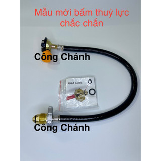 Bộ sang chiết gas mini có van ngắt Van nạp gas nối trực tiếp,Tích hợp ngắt