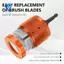 Để Loại Bỏ Rỉ 10 Lưỡi Chải & Chuôi Lục Giác 1 / 4In Cho Máy Khoan Bộ Dụng Cụ Làm Sạch Ống Đồng 1 / 2In & 3 / 4In