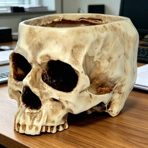 Yoo Tiny Shadow Design Skull sản xuất nhựa tuyệt vời cho màn hình mùa Halloween hoặc tặng