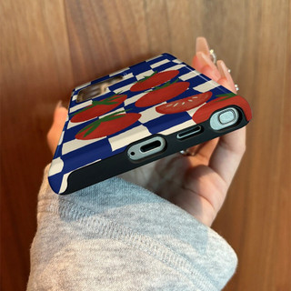 Ốp lưng Tomato Pattern s26ultra thích hợp cho Samsung s26 s22u s23 plus s23FE s24 s25 plus A55 A56 A36 ốp lưng điện thoại di động