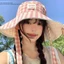 Mũ Tai Bèo Chống Nắng Rộng Vành Có Thể Đội Hai Mặt Họa Tiết Caro, Mũ Bucket Dây Nơ Đi Chơi Đi Biển
