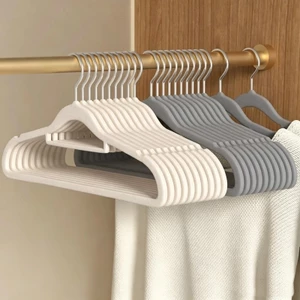 Móc treo quần áo nhung dành cho người lớn gia đình mới 5 cái / gói Giá đỡ may mặc không dấu vết tiết kiệm không gian