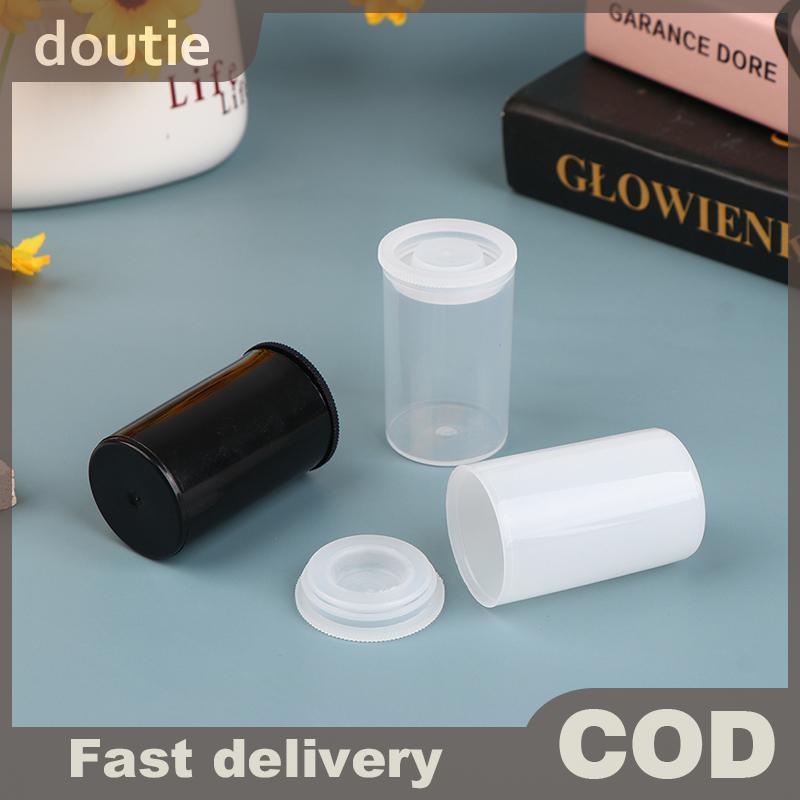 Doutie 10 Cái 33x54 mm Lon Nhựa Trống Chai Cói Phim Hộp Đựng Phụ Kiện Hạt Nghệ Thuật Đồng Xu Thuốc Câu Cá Mồi Hộp Bảo Quản VN