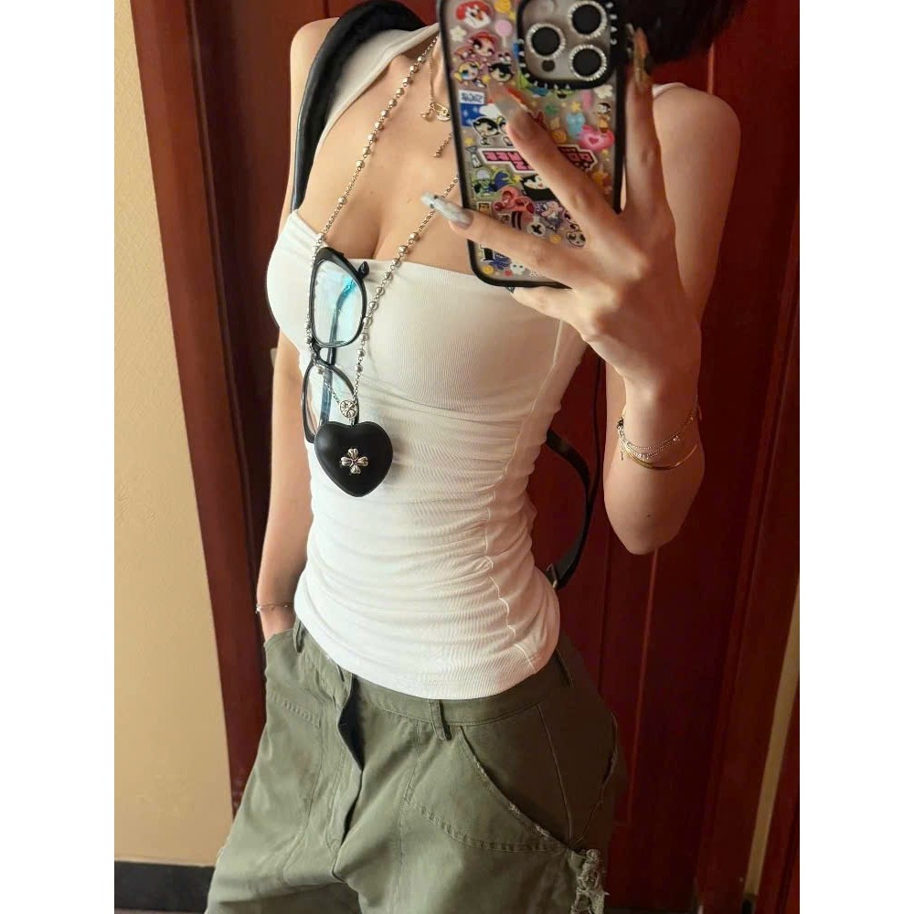 (Lùi Size) Áo Sát Nách Cúp Ngực Nhún Sườn Vai Nhỏ - [AO00271]
