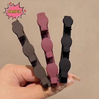 [PNPIA] Kẹp Tóc Màu Trơn Phong Cách Hàn Quốc Cắt Tóc Nổ Kẹp Trán Đổ Barrettes Phụ Kiện Tóc VN
