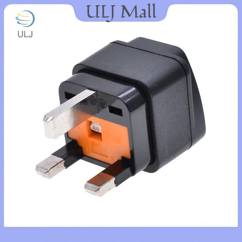 Bộ chuyển đổi phích cắm du lịch ULJ UK Loại G Ổ cắm chuyển đổi đa loại sang Anh Bộ chuyển đổi nguồn Singapore Malaysia có cầu chì 13A.