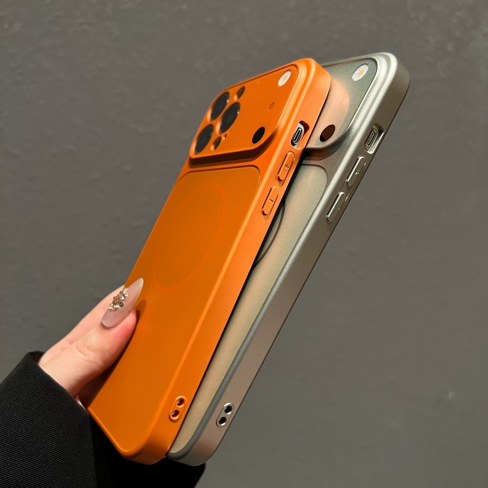Ốp Điện Thoại Cứng Acrylic Cho iPhone 17 16 15 14 Pro Promax 17 Air Plus Vỏ Chống Sốc