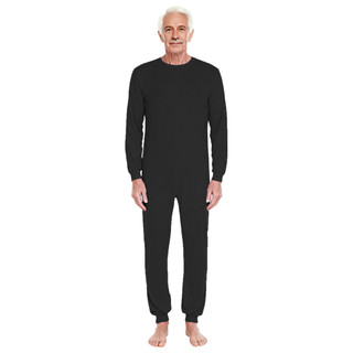 Yhong Unisex Người Cao Tuổi Chống Trượt Thích Ứng Áo liền quần Cổ Tròn Tay Dài Dây Kéo Lưng Quần Dài Một Mảnh Rompers Cho Nhu Cầu Đặc Biệt Và Khuyết Tật