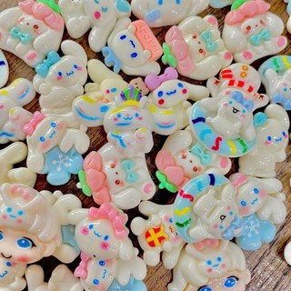 Set 10 sticker charm cinn ngẫu nhiên, charm 3d đá trang trí dép
