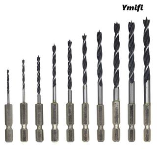 Khoan xoắn YMIFI, Dụng cụ điện Mũi khoan tay cầm lục giác, Dụng cụ mở lỗ ba cánh bằng thép Carbon cao bền bỉ