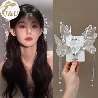 JU Bead sel Hair Pins Dành Cho Nữ Cô Gái Kẹp Bên Hàn Quốc Đơn Giản Trang Sức Phụ Kiện VN