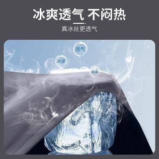 Quần short thể thao nam mùa hè, nhanh khô, chất liệu ice silk thoáng khí, dáng rộng, mỏng nhẹ