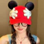 Tai Mickey Mũ Bóng Chày Chơi Vịt Mũ Chống Nắng Bé Gái Y2k Xu Hướng Thời Trang Mỏ Vịt Mũ
