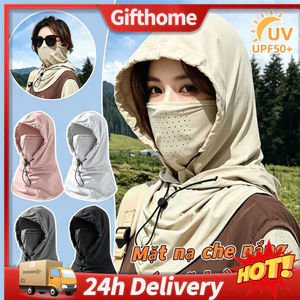 ✈️Giao Hàng 24h✈️ Mặt nạ chống nắng có mũ trùm đầu thoáng khí Full Head Face Cover Uv Protection Balaclava Dành cho nam nữ Đi xe đạp Đi bộ đường dài