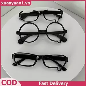 XUAN Anime Y2K Cosplay Kính Không Có Ống Kính Unisex Giọt Nước Mắt Kính Mắt Kính Mắt Trang Sức Trang Phục Phụ Kiện Trang Trí Quà Tặng VN