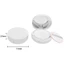 Hộp Puff Đệm Không Khí GUSTAVA, Dung Tích 15g / 0.5oz Trang Điểm Mỹ Phẩm Rỗng, Với Gương Xốp Bột Có Thể Đổ Lại Gương Xốp