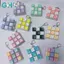 GHX Bàn Phím Fidget Móc Khóa Để Giảm Căng Thẳng Với Nút Tùy Chỉnh Phím Di Động DIY Ngón Tay Đồ Chơi Lý Tưởng Cho Lớp Học Và Văn Phòng Sử Dụng VN