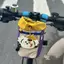 PNPIA- Túi Giỏ Xe Đạp Hoạt Hình Dễ Thương Phía Trước Tay Cầm Lưu Trữ Sắp Xếp Cho Trẻ Em Cốc Nước Giá Đỡ Đi Xe Đạp Chuyến Đi Hàng Ngày