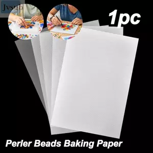 Vải ủi JVSUB cho hạt Perler, Giấy nướng hạt Perler tái sử dụng chịu nhiệt độ cao, Máy hỗ trợ ủi thảm bằng sắt Hạt cầu chì thủ công Đồ dùng thủ công