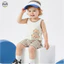 Bộ quần short Cotton nguyên chất mùa hè cho trẻ em / Bộ quần short không tay hai mảnh / Quần áo đi chơi thoáng khí phong cách mỏng cho bé trai