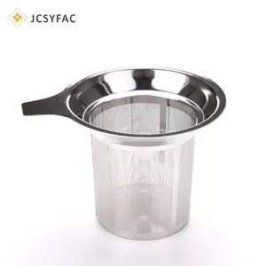 JCSYFAC Lưới Thép Không Gỉ Trà Máy Lọc Có Thể Tái Sử Dụng Rời Lá Trà Bộ Lọc Gia Vị Mới