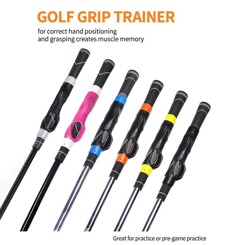 [KvJJL-t] Golf Club Hand Grip Corrector Beginner Hand Grip Shaft Cover Sản phẩm đào tạo trong nhà & ngoài trời mới